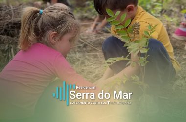 Um dia especial no Serra do Mar: inauguração da praça provisória e plantio de mudas marcam conexão com a comunidade.